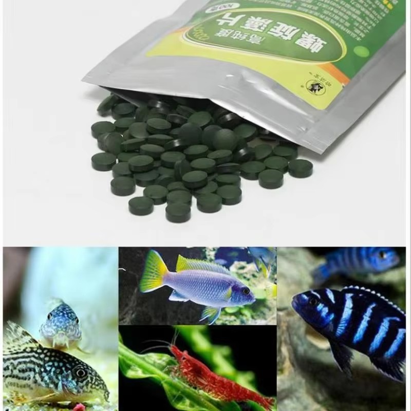 Spirulina Tablet Organic - 100/200/300/500pcs High Purity Spirulina Tablets Spiral