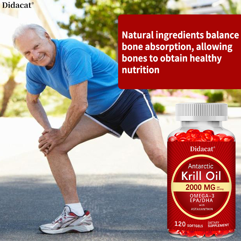 2000mg Antarctic Krill Oil wit - огляд і ціна Krill Oil Supplement