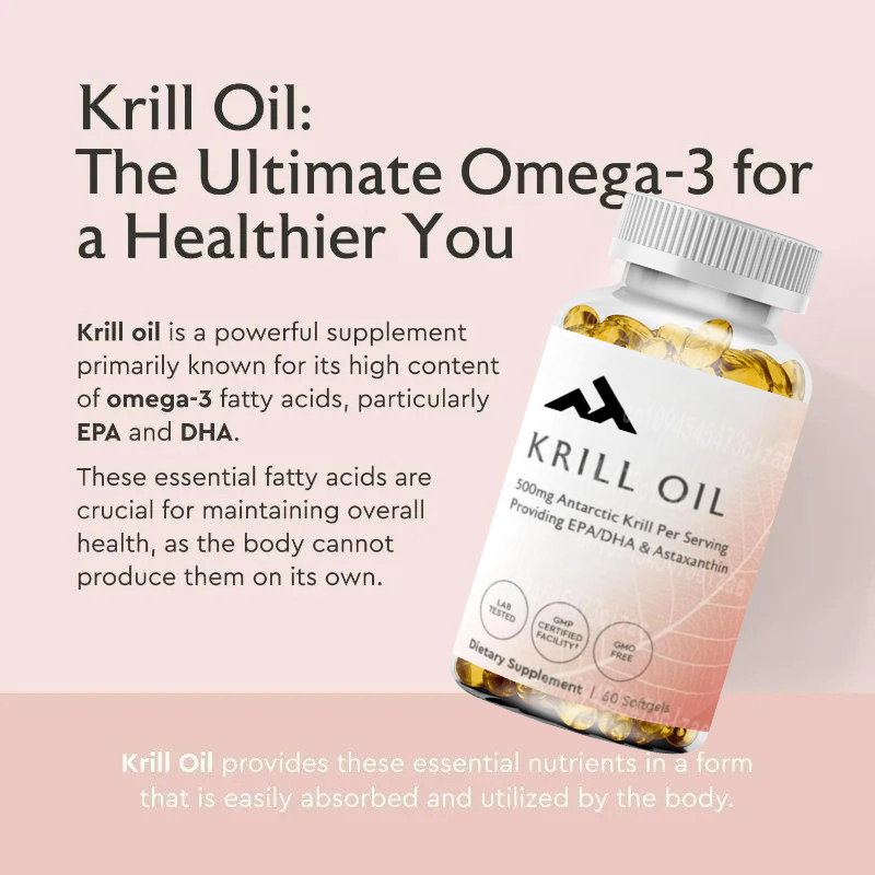 Antarctic Krill Oil 500mg Phos - огляд і ціна Krill Oil Supplement