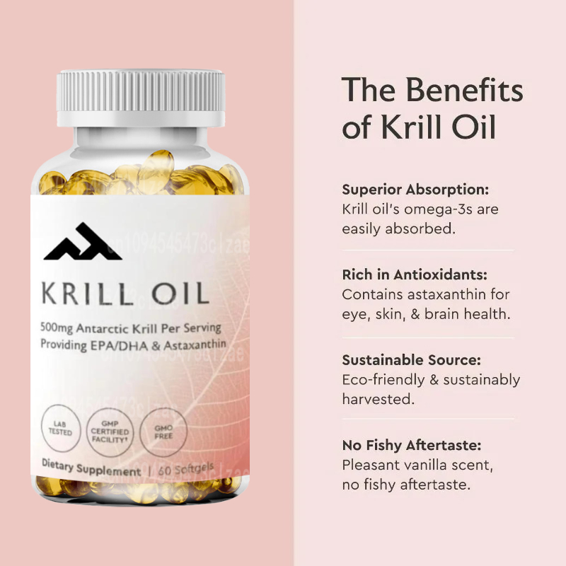 Antarctic Krill Oil 500mg Phos - огляд і ціна Krill Oil Supplement
