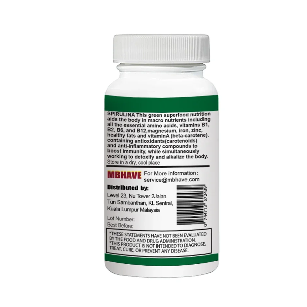 big deal Free shipping Natural - огляд і ціна Spirulina Tablet Organic