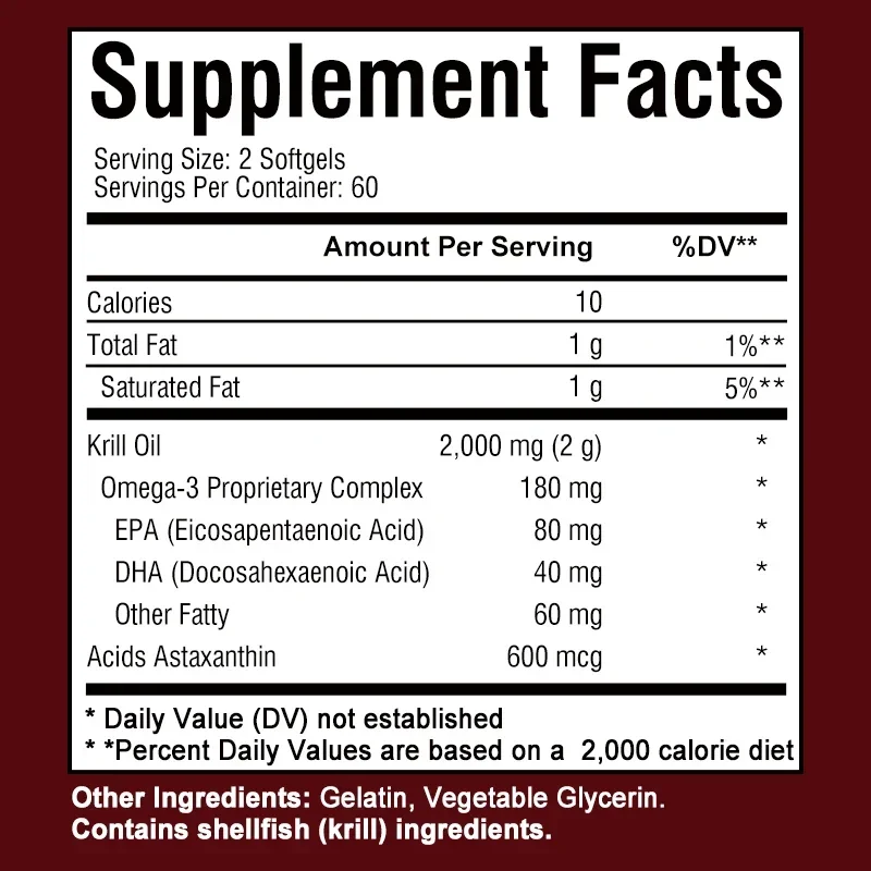 Krill Oil Supplement - Reduces - огляд і ціна Krill Oil Supplement