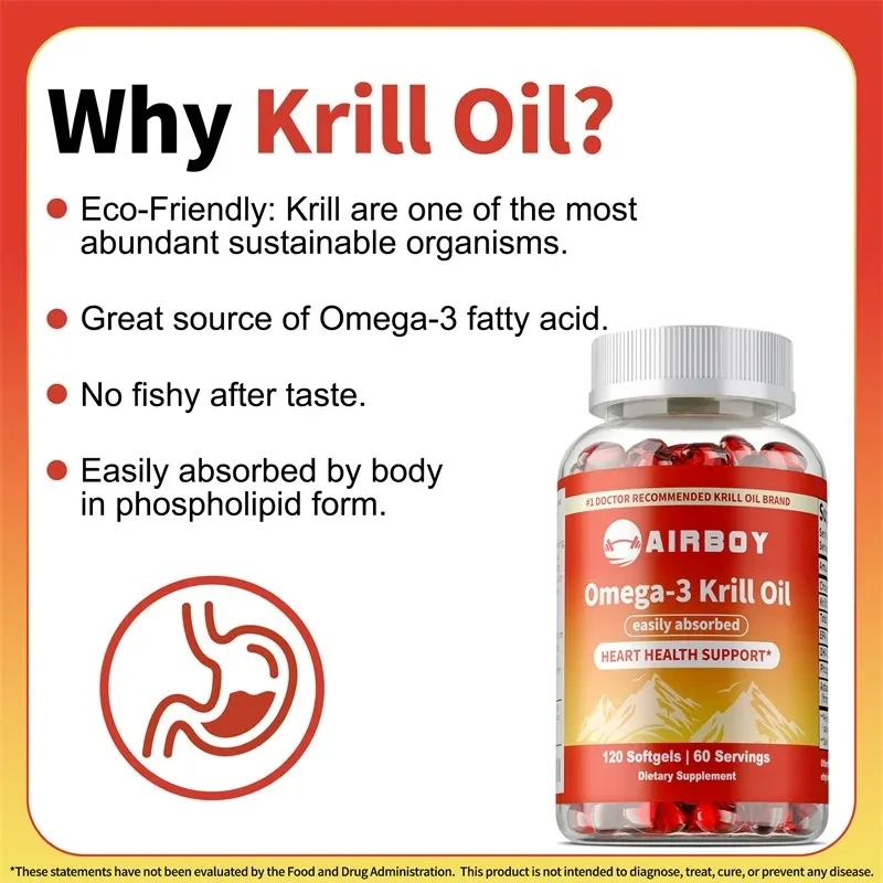 Omega-3 Krill Oil with EPA, DH - огляд і ціна Krill Oil Supplement