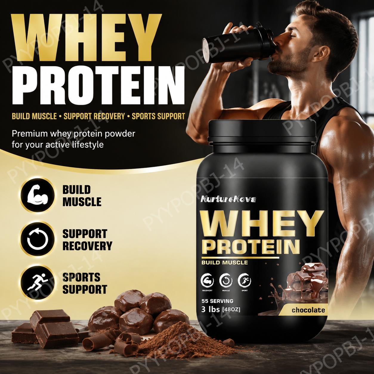 NurtureNova Chocolate Whey Pro - огляд і ціна Fitness Nutrition Whey Protein