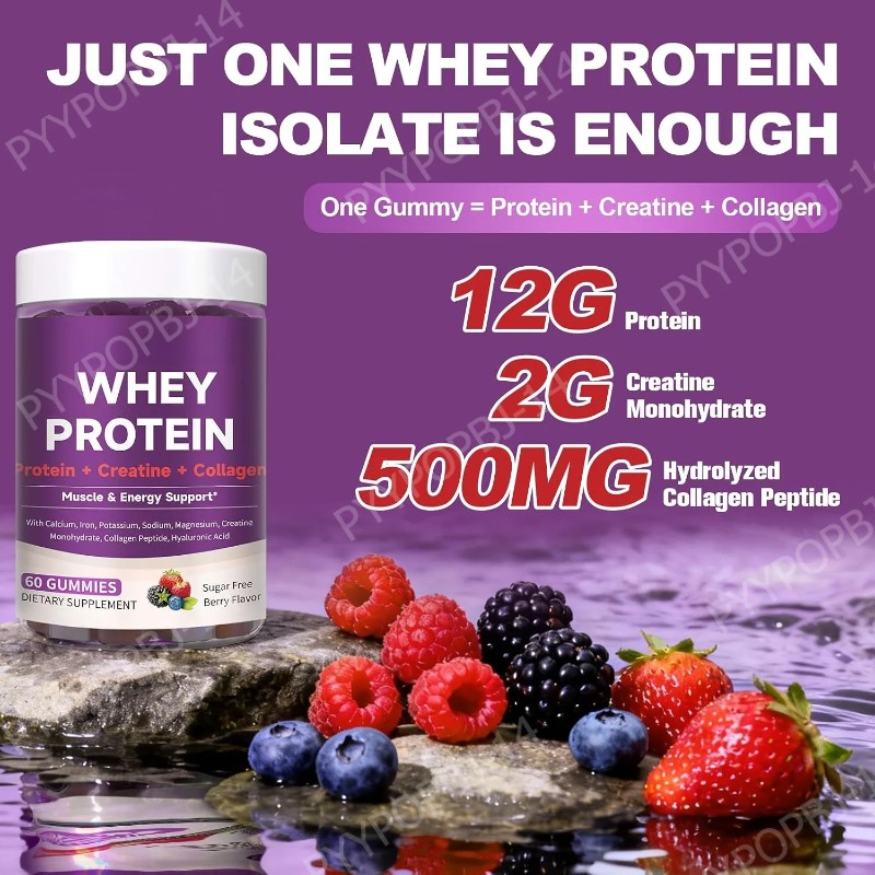 Protein Gummies with Whey Crea - огляд і ціна Fitness Nutrition Whey Protein