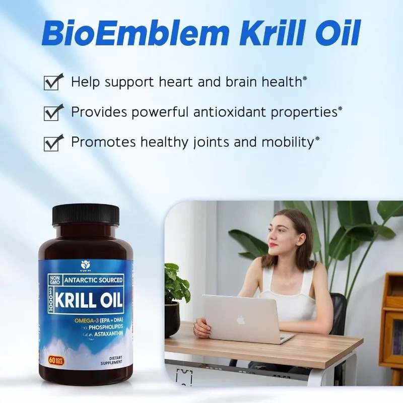 Antarctic krill oil supplement - огляд і ціна Krill Oil Supplement