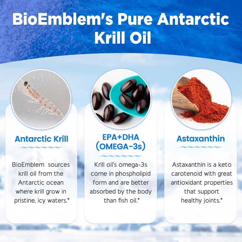 Antarctic krill oil supplement - огляд і ціна Krill Oil Supplement