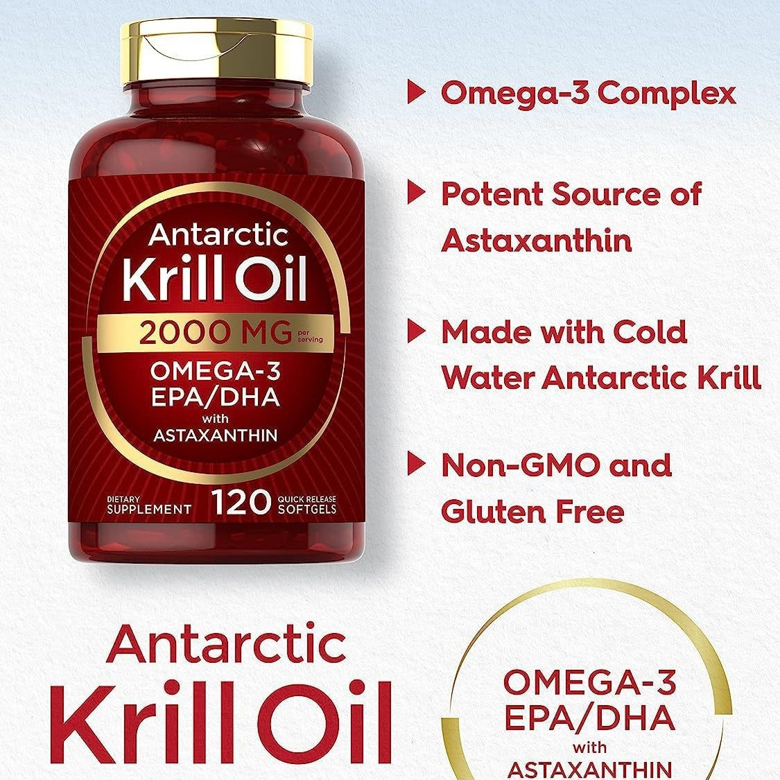 Krill oil soft capsules supple - огляд і ціна Krill Oil Supplement