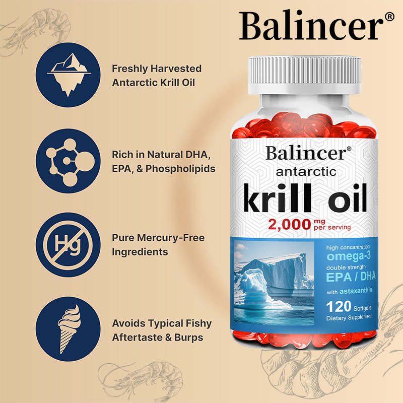 Antarctic Krill Oil 2000mg Sup - огляд і ціна Krill Oil Supplement